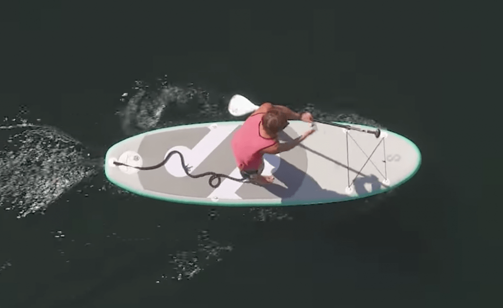 a picture of self inflating paddle boards