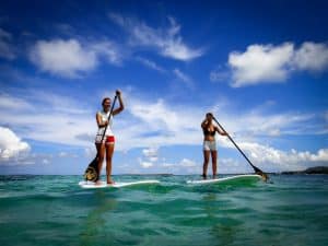 paddle board